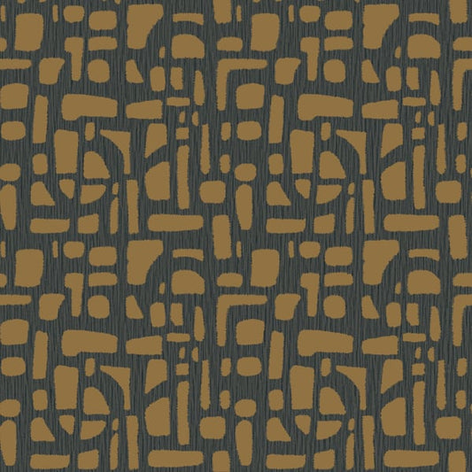 Galerie Wallcoverings Zen Chunky Geo Galerie Wallcoverings  Rose, Gold   - DWP0364-04