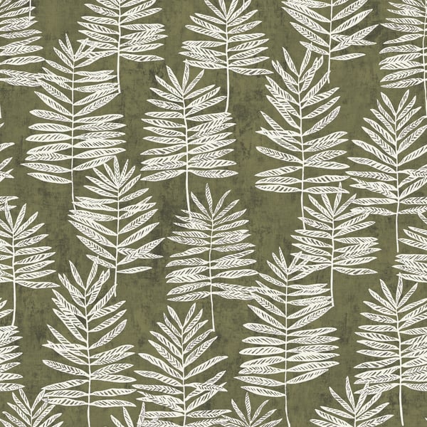 Galerie Wallcoverings Zen Tumbling Leaf Galerie Wallcoverings  Green   - DWP0365-01