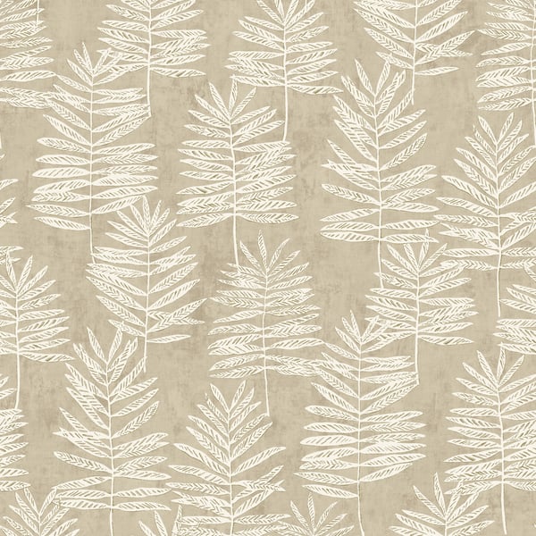 Galerie Wallcoverings Zen Tumbling Leaf Galerie Wallcoverings  Cream   - DWP0365-03