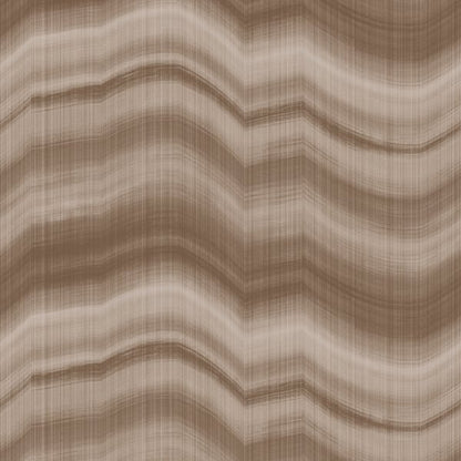 Galerie Wallcoverings Zen Cloudy Stripe Galerie Wallcoverings  Bronze, Brown   - DWP0367-02