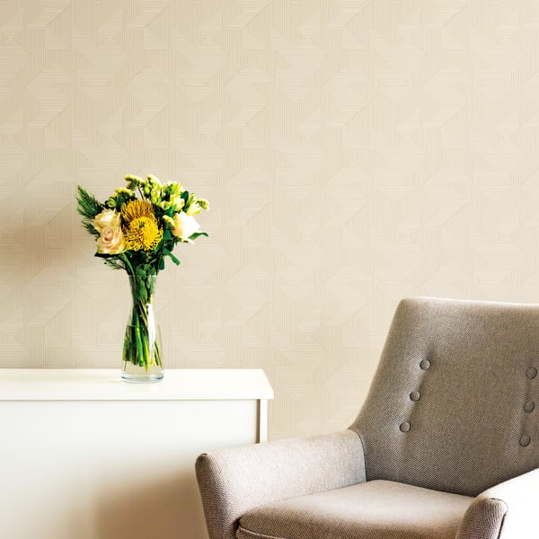Galerie Wallcoverings Zen Cleopatra Galerie Wallcoverings  Beige   - DWP0368-01