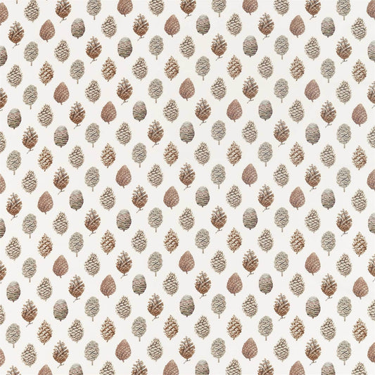 SANDERSON Pine Cones Fabric Other Briarwood,Cream   - DYSI226527