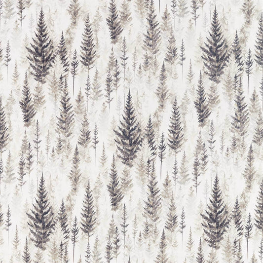 SANDERSON Juniper Pine Fabric Leaves , Trees Elder Bark   - DYSI226535