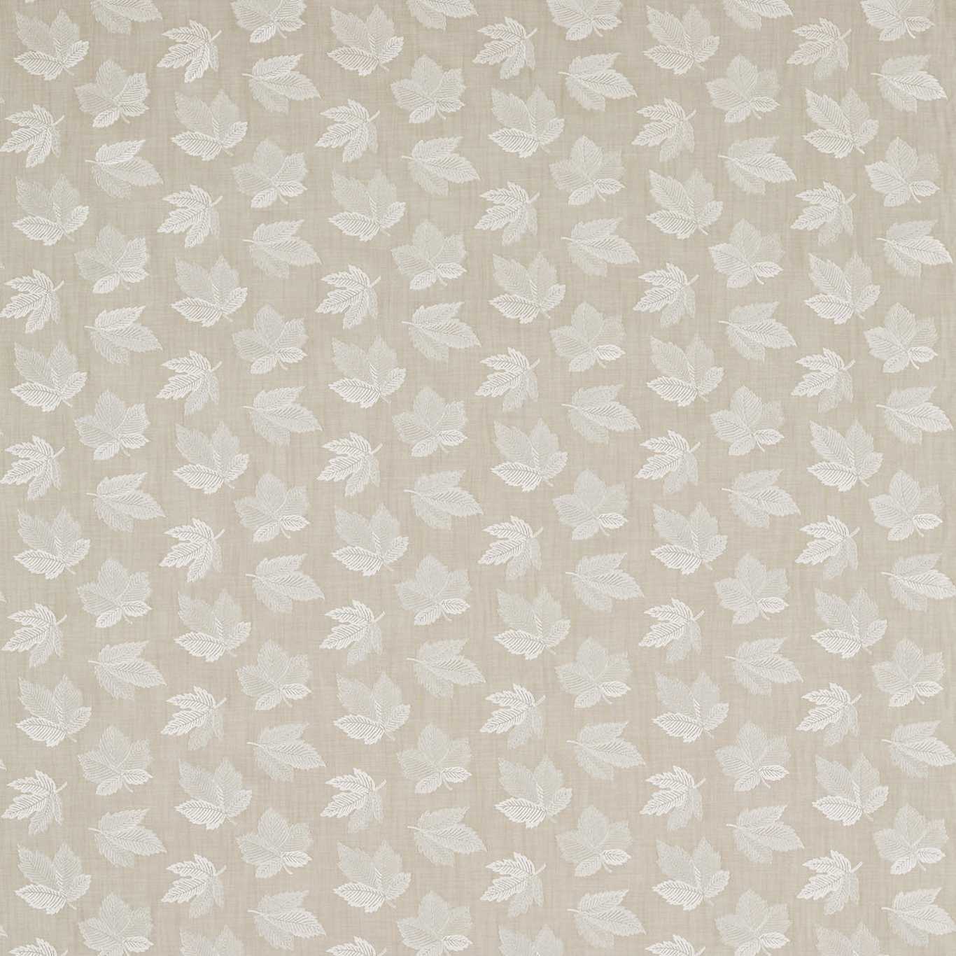 SANDERSON Flannery Fabric Leaves , Trees Briarwood,Cream   - DYSI236727