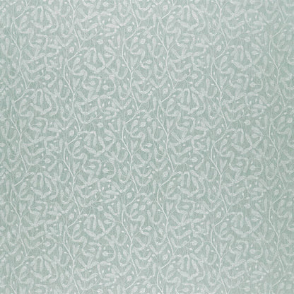 Sage green Sanderson Elysian Trailing Sycamore Weave DYSI236734 linen-viscose-cotton upholstery fabric with woven sycamore-seed jacquard texture — great for curtains, pillows, cushions or upholstery.