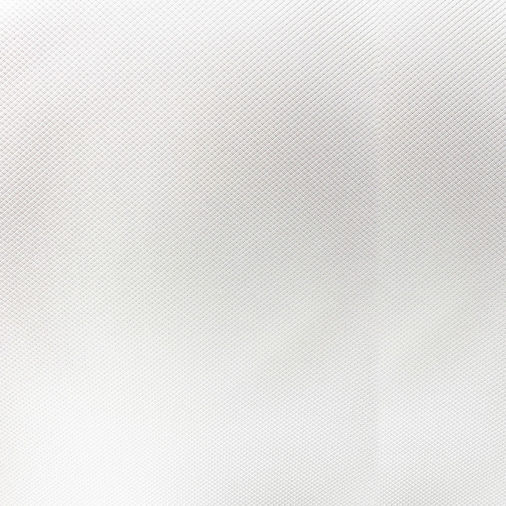 Pearl-white fabric with a subtle diamond-patterned texture.