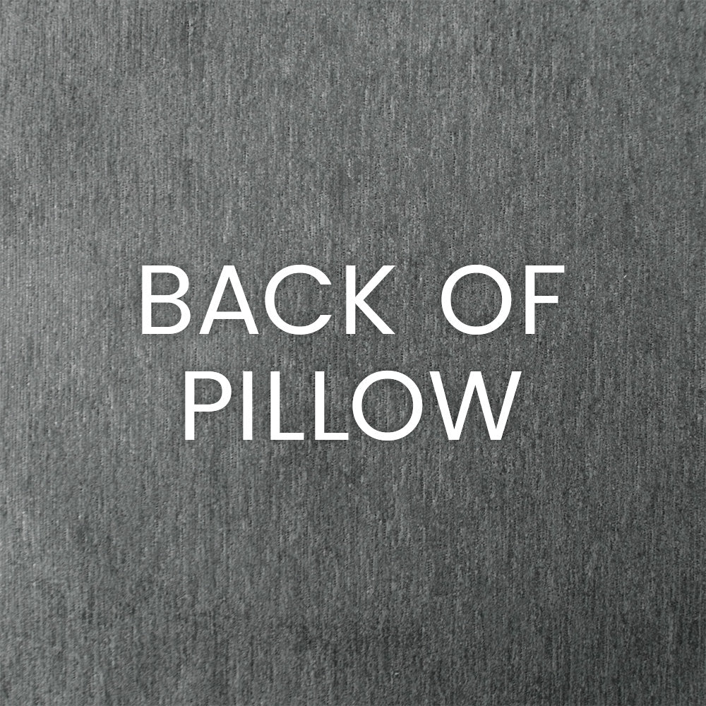 D.V. KAP HOME   24" x 24" Nina Pillow - Fog Transitional, Global    - 2921-F-2424