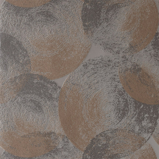 HARLEQUIN Ellipse Wallpaper Geometric Copper,Granite  Rotary/Gravure Wide Width Printed Wallpaper - EANT111129