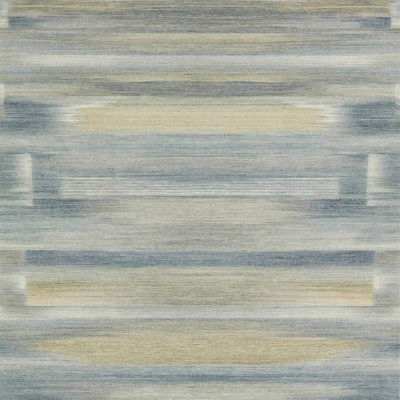 HARLEQUIN Refraction Wallpaper Stripes Moonstone,Brass  Gravure Wide Width Vinyl - EANW112586