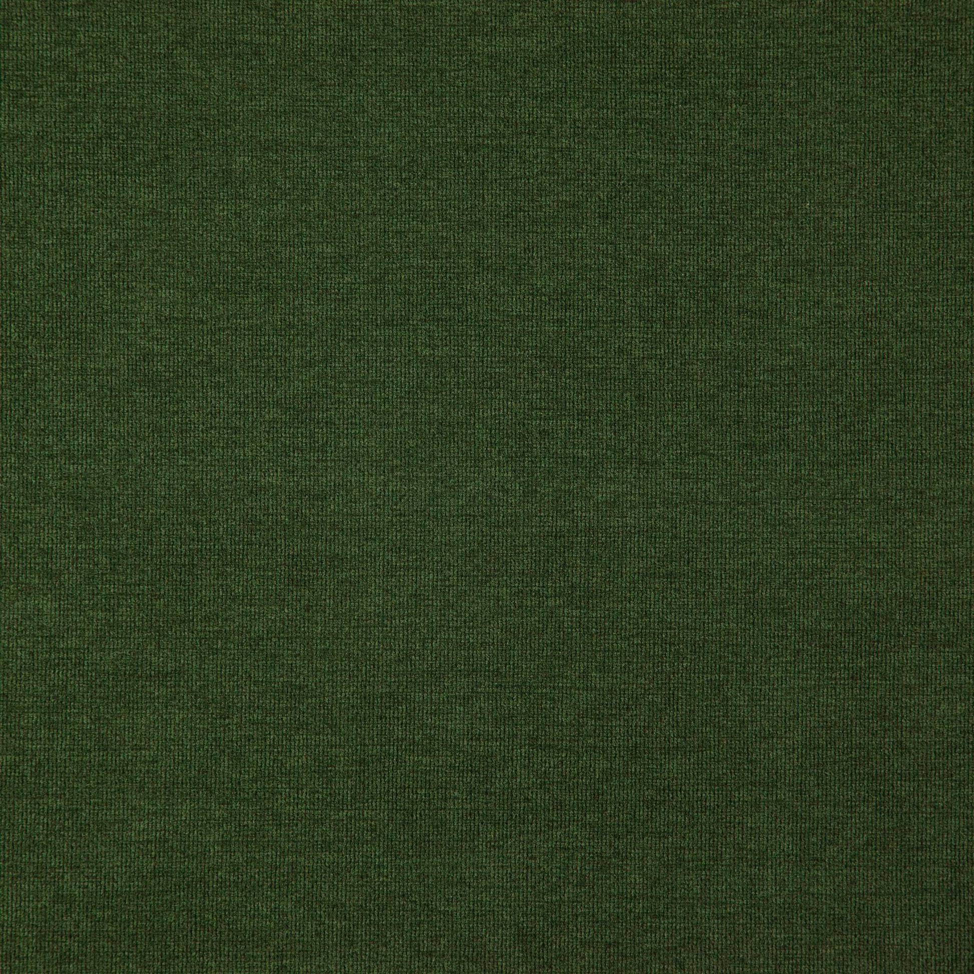Dark green chenille fabric close-up, plush texture.