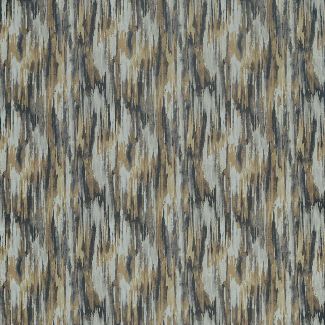HARLEQUIN Azuri Fabric Stripes Gold,Pewter   - EAZU132716