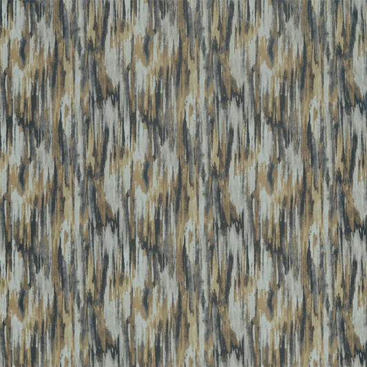 HARLEQUIN Azuri Fabric Stripes Gold,Pewter   - EAZU132716