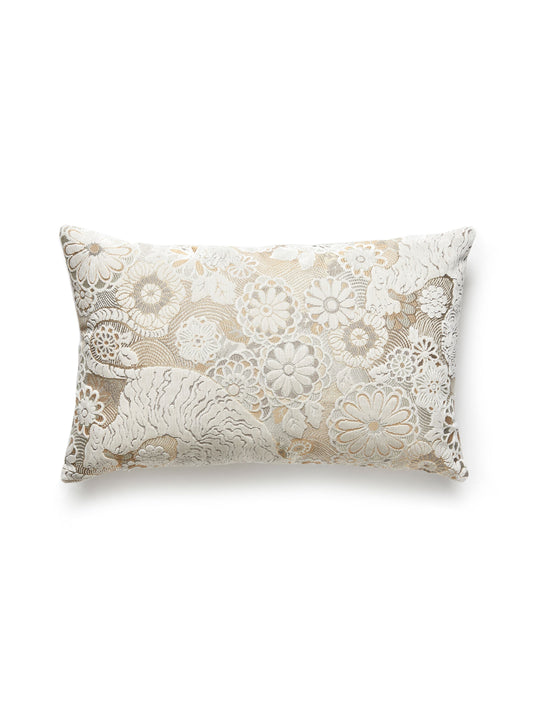 SCALAMANDRE PILLOWS   BIRD / ANIMAL 
FLORAL LUMBAR    - EA 0001LSIBERPIL NEW SKU # EALSIBERPIL0001
