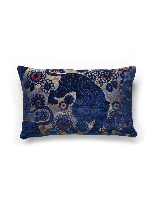 SCALAMANDRE PILLOWS   BIRD / ANIMAL 
FLORAL LUMBAR    - EA 0002LSIBERPIL NEW SKU # EALSIBERPIL0002