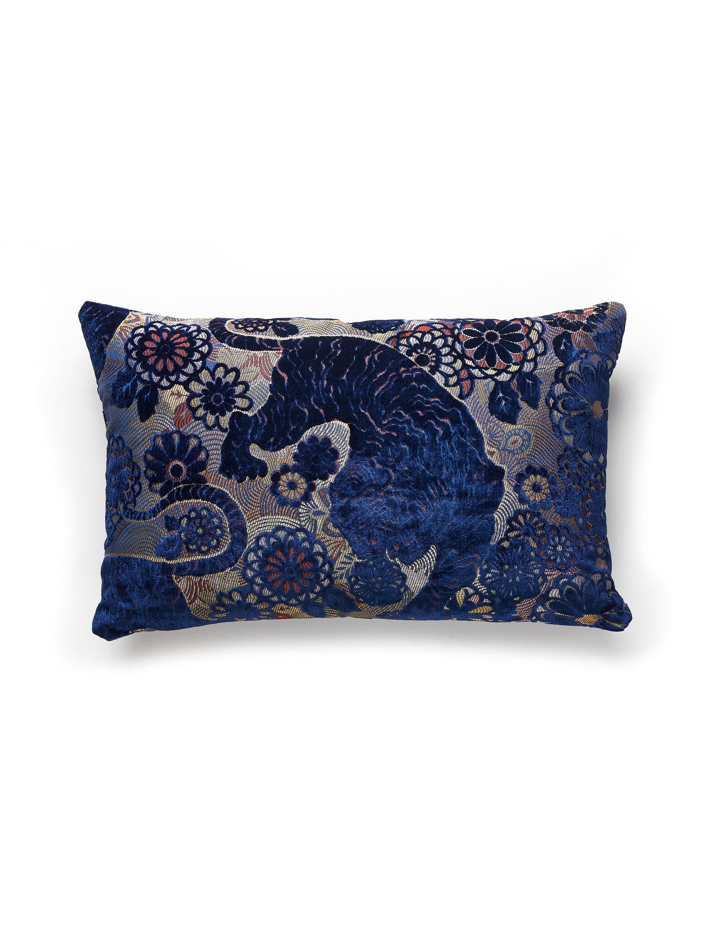 SCALAMANDRE PILLOWS   BIRD / ANIMAL 
FLORAL LUMBAR    - EA 0002LSIBERPIL