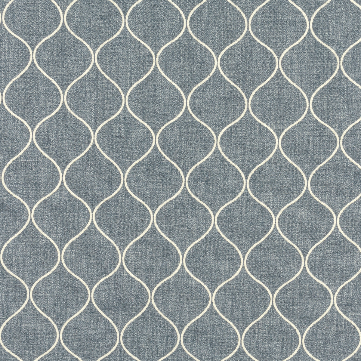 STOUT TEXTILES  MULTIPURPOSE,WOVENS TRADITIONAL, OGEE DRESDEN,SLATE   - ECAR-1
