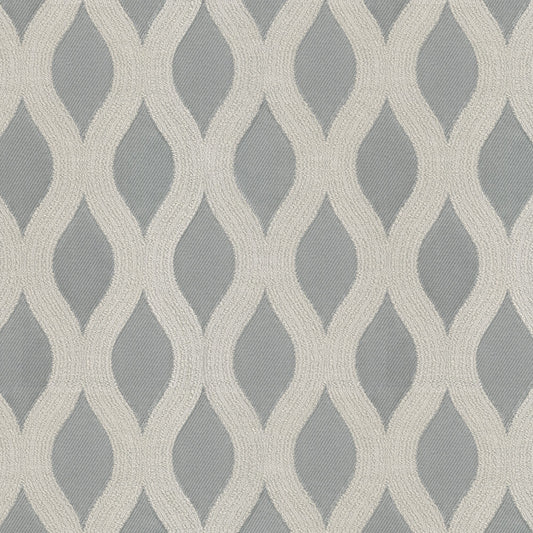 JF Fabrics ECHO 93 Fabric Scroll,Ogee,Traditional Grey,Silver  Jacquard - 8430993 J8591