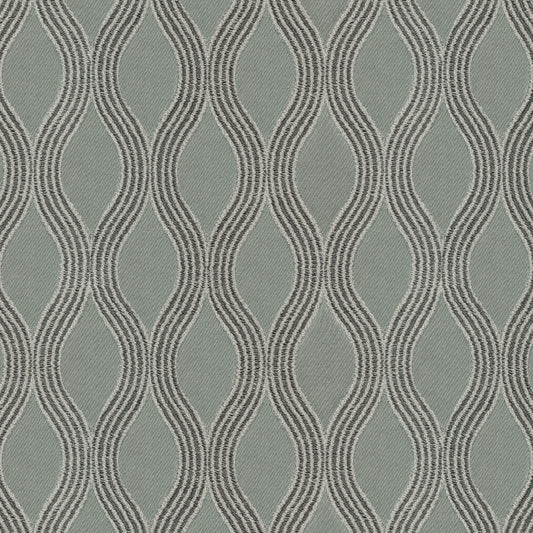 JF Fabrics ECHO 96 Fabric Scroll,Ogee,Traditional Grey,Silver  Jacquard - 8430996 J8591