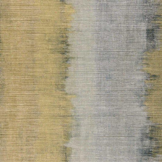 HARLEQUIN Lustre  Wallpaper Stripes Pyrite,Aurelian  Gravure Wide Width Vinyl - EDEF111620