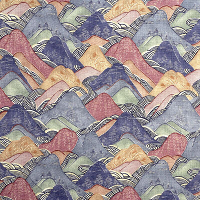 LEE JOFA MODERN PRINT  PURPLE,PINK,GREEN   - EDO LINEN.OPAL.0