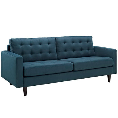 Modway Outlet Empress Upholstered Fabric Sofa by Modway  Living Room Furniture Azure - EEI-1011-AZU
