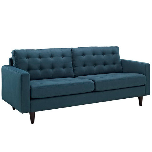 Modway Outlet Empress Upholstered Fabric Sofa by Modway  Living Room Furniture Azure - EEI-1011-AZU