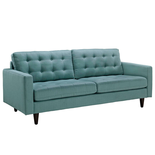 Modway Outlet Empress Upholstered Fabric Sofa by Modway  Living Room Furniture Laguna - EEI-1011-LAG