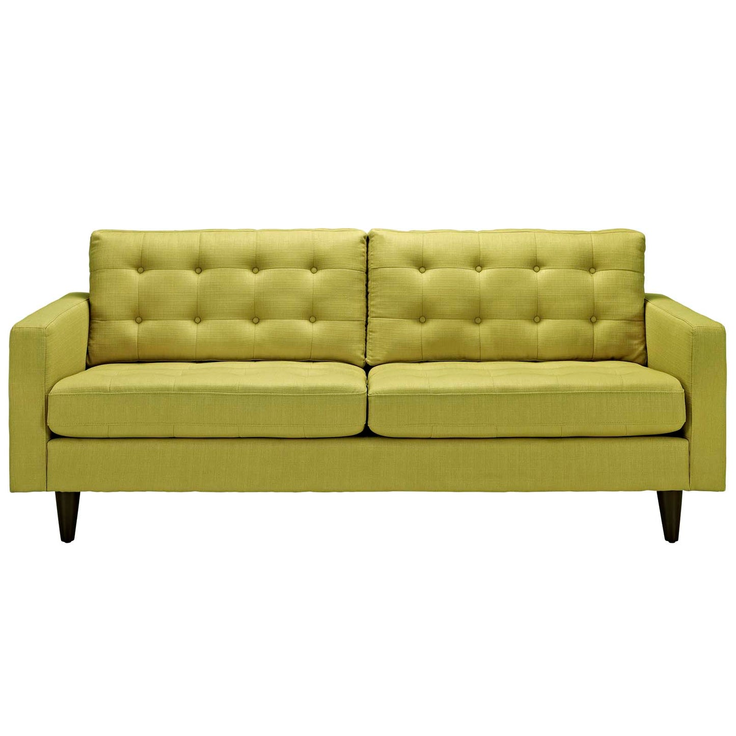 Modway Outlet Empress Upholstered Fabric Sofa by Modway  Living Room Furniture Wheatgrass - EEI-1011-WHE