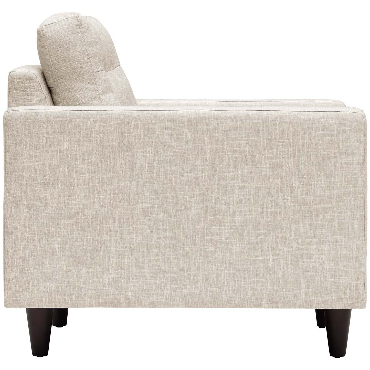 Modway Outlet Empress Upholstered Fabric Armchair by Modway  Living Room Furniture Beige - EEI-1013-BEI