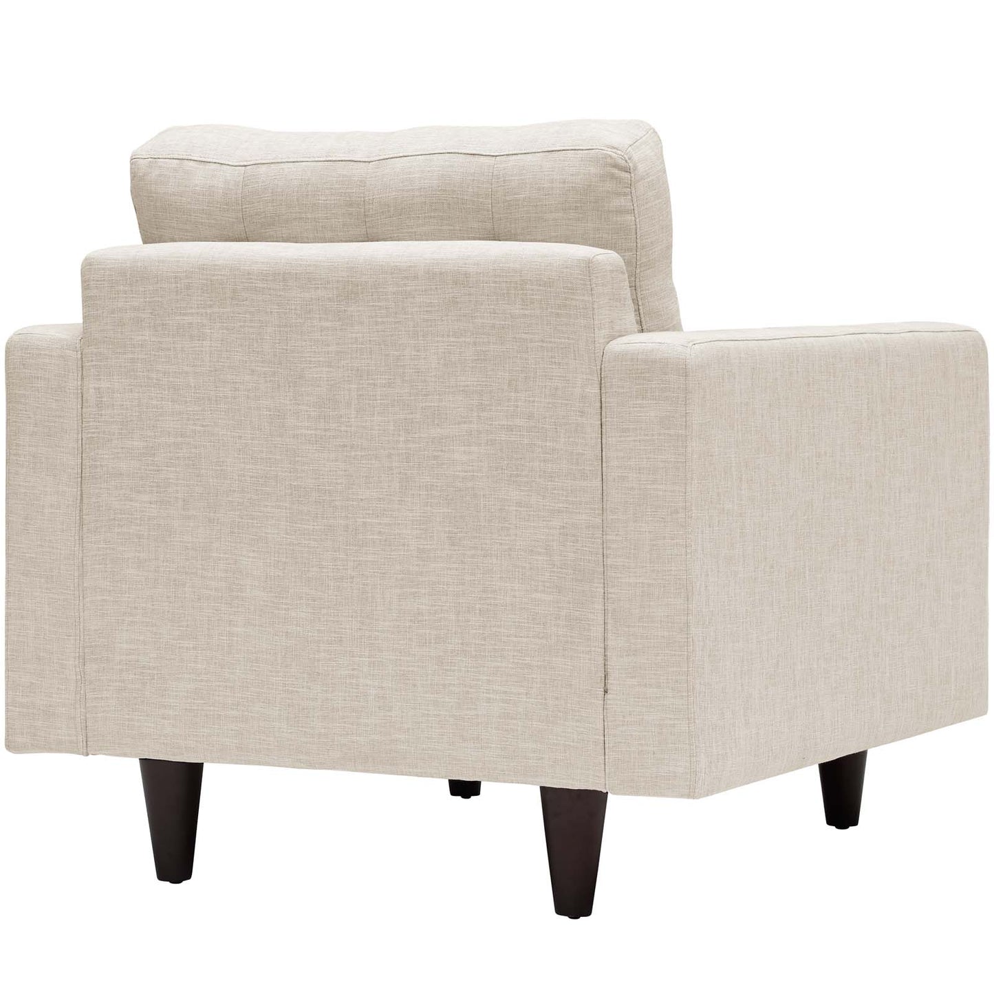 Modway Outlet Empress Upholstered Fabric Armchair by Modway  Living Room Furniture Beige - EEI-1013-BEI