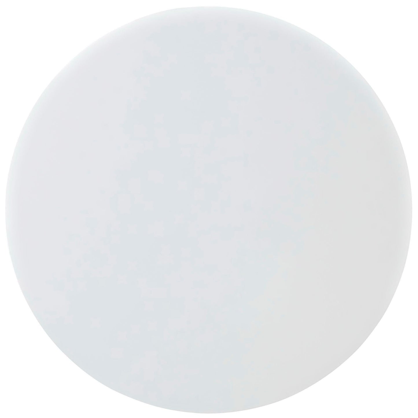 White round disk ceiling light fixture with smooth matte finish, minimalist modern design.