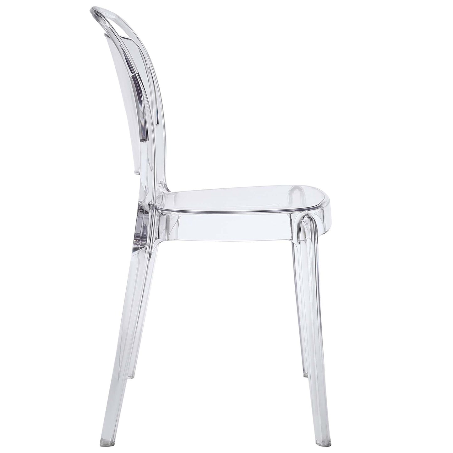 Modway - Entreat Dining Side Chair by Modway  Bar and Dining Dining Chairs Clear - EEI-1070-CLR