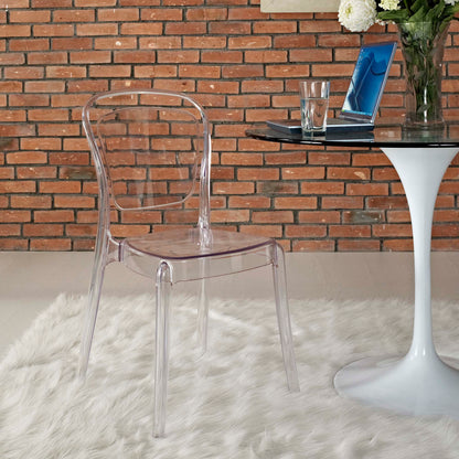 Modway - Entreat Dining Side Chair by Modway  Bar and Dining Dining Chairs Clear - EEI-1070-CLR