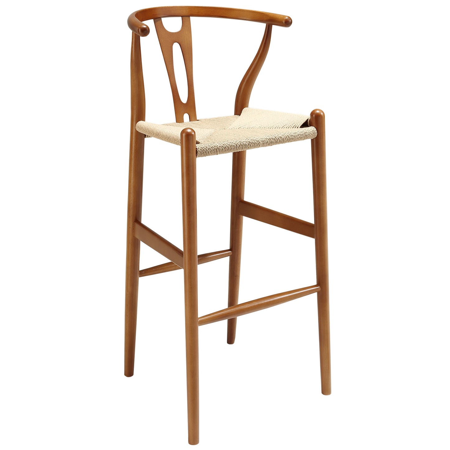 Modway Outlet Amish Wood Bar Stool by Modway  Bar and Dining Furniture Walnut - EEI-1079-WAL