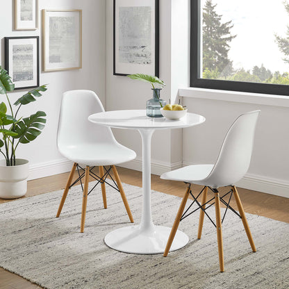 Modway - Lippa 28" Round Wood Dining Table by Modway  Bar and Dining Bar and Dining Tables White - EEI-1115-WHI