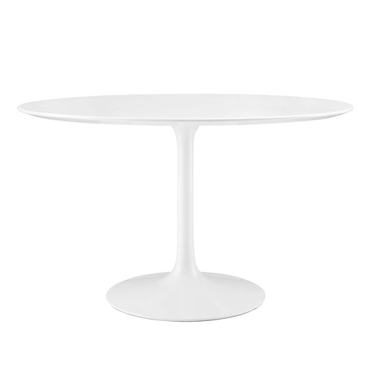 Modway - Lippa 48" Round Wood Dining Table by Modway  Bar and Dining Bar and Dining Tables White - EEI-1118-WHI