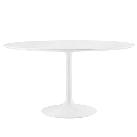 Modway - Lippa 54" Round Wood Dining Table by Modway  Bar and Dining Bar and Dining Tables White - EEI-1119-WHI