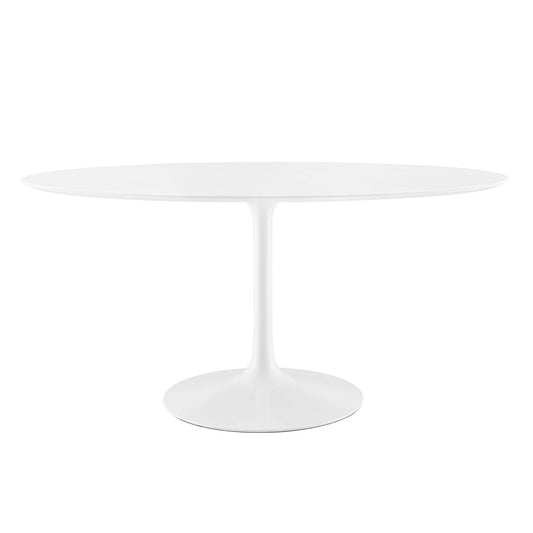 Modway - Lippa 60" Oval Wood Dining Table by Modway  Bar and Dining Bar and Dining Tables White - EEI-1121-WHI
