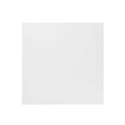 White square ceramic tile with a smooth finish; minimalist tile for backsplash or wall installation.
