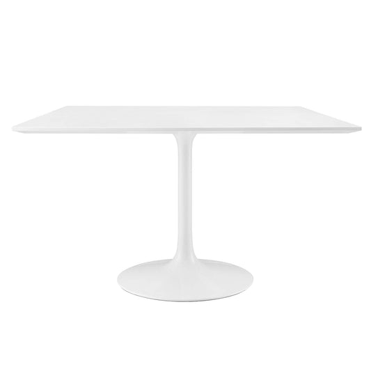 Modway - Lippa 48" Square Wood Dining Table by Modway  Bar and Dining Bar and Dining Tables White - EEI-1125-WHI
