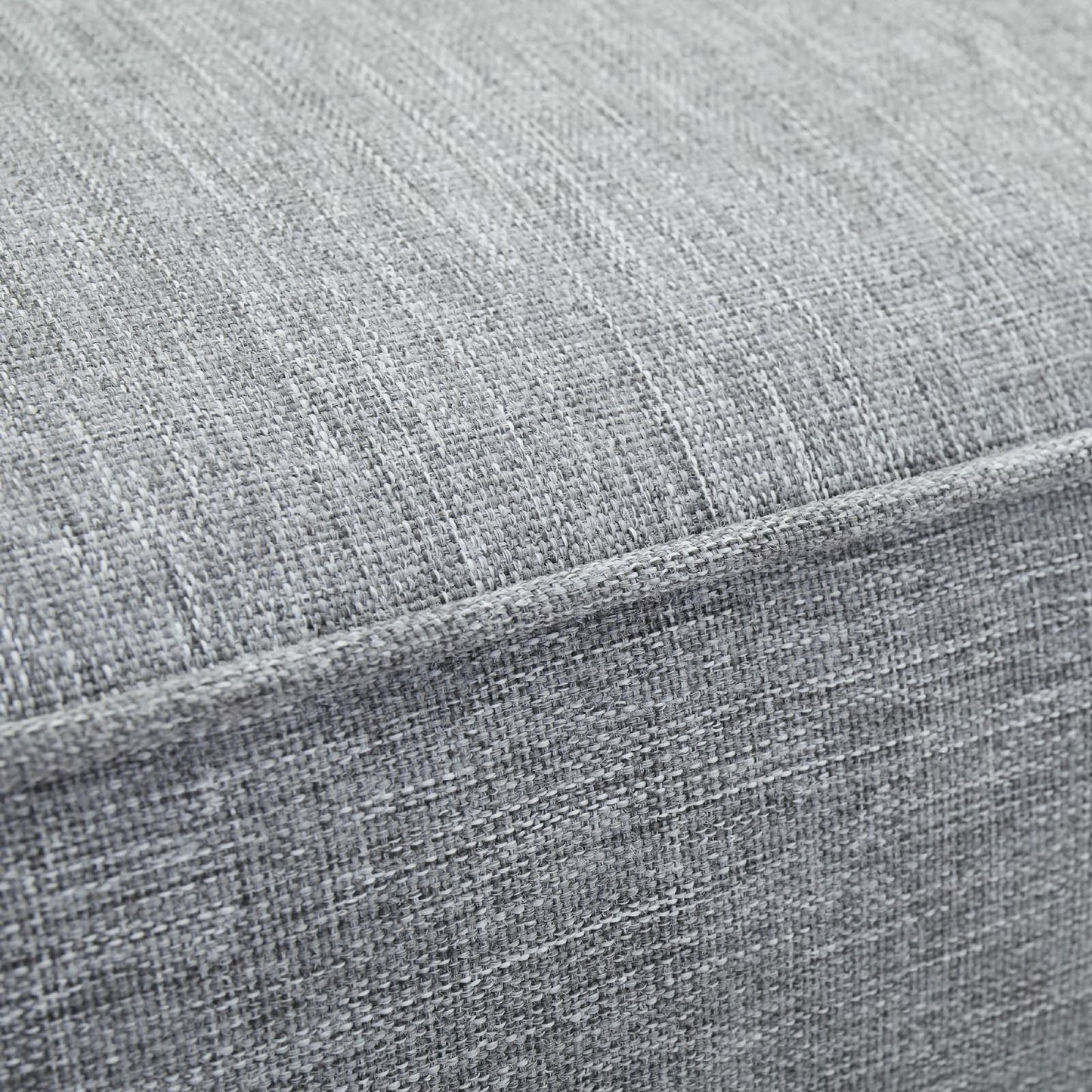 Modway - Marina Outdoor Patio Teak Loveseat by Modway  Outdoor Furniture Sofa Sectionals Gray - EEI-1144-NAT-GRY-SET