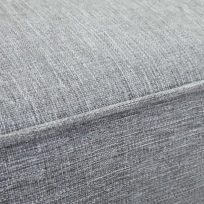 Modway - Marina Outdoor Patio Teak Loveseat by Modway  Outdoor Furniture Sofa Sectionals Gray - EEI-1144-NAT-GRY-SET