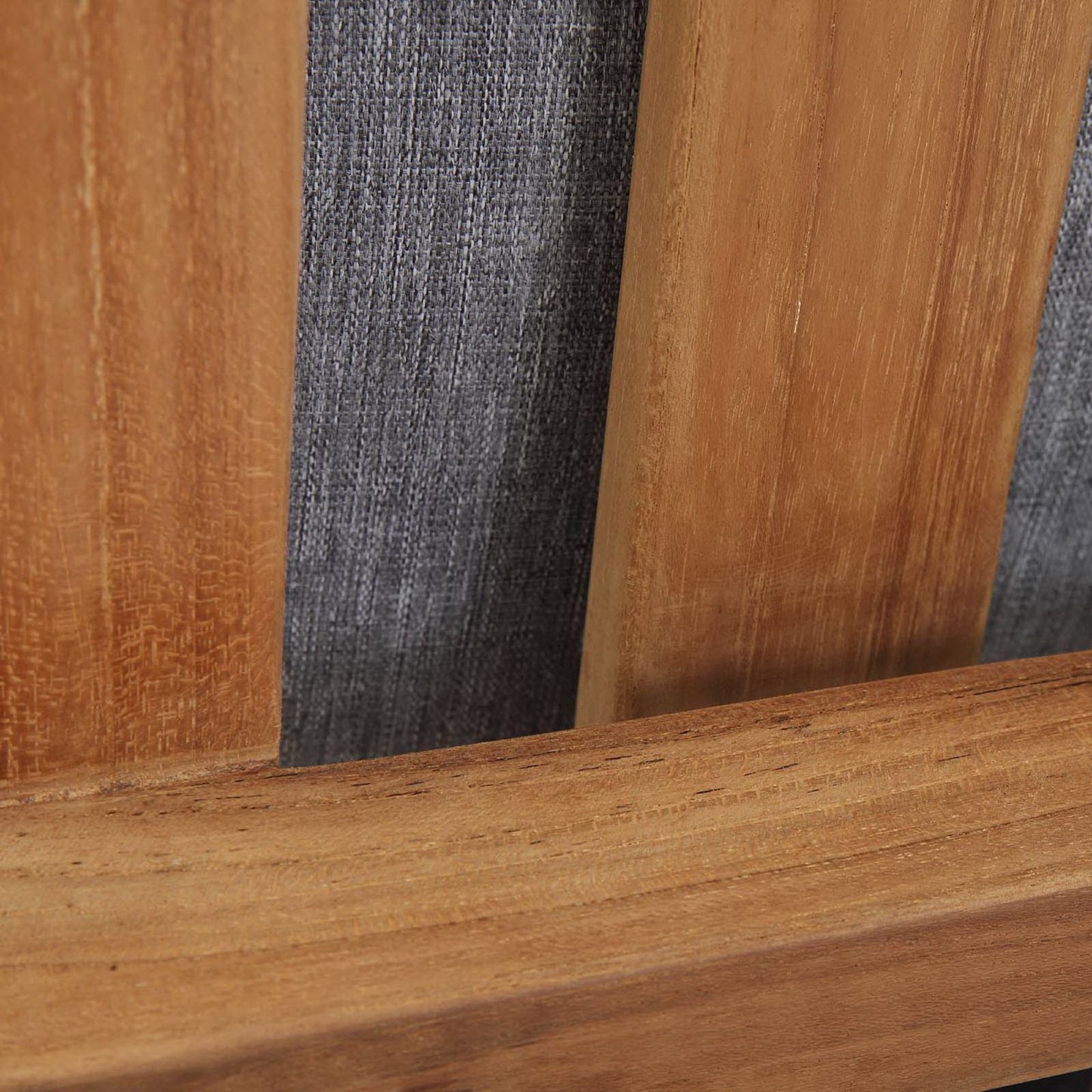 Modway - Marina Outdoor Patio Teak Corner Sofa by Modway  Outdoor Furniture Sofa Sectionals Gray - EEI-1146-NAT-GRY-SET