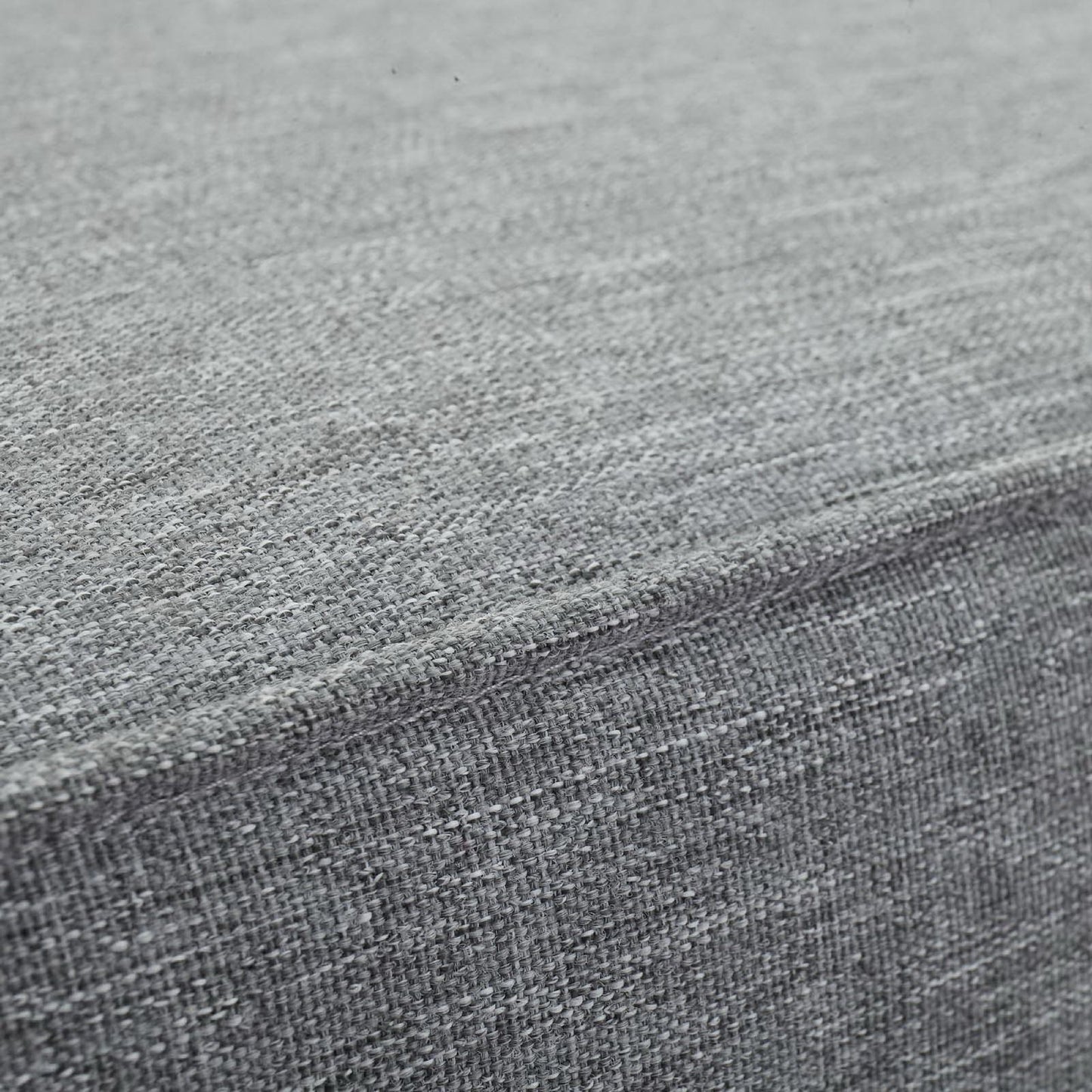 Modway - Marina Outdoor Patio Teak Ottoman by Modway  Outdoor Furniture Sofa Sectionals Gray - EEI-1152-NAT-GRY-SET