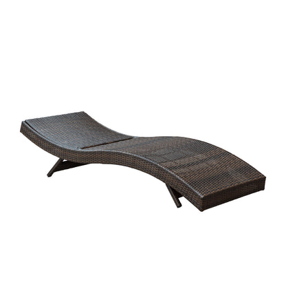 Modway Outlet Peer Outdoor Patio Chaise Set of 2 by Modway  Outdoor Furniture Furniture Brown White - EEI-1172-BRN-WHI