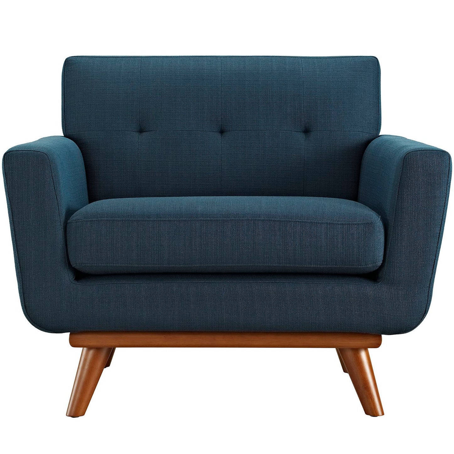 Modway - Engage Upholstered Fabric Armchair by Modway  Living Room Sofas and Armchairs Blue - EEI-1178-AZU
