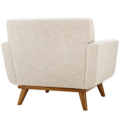 Modway - Engage Upholstered Fabric Armchair by Modway  Living Room Sofas and Armchairs Brown - EEI-1178-BEI