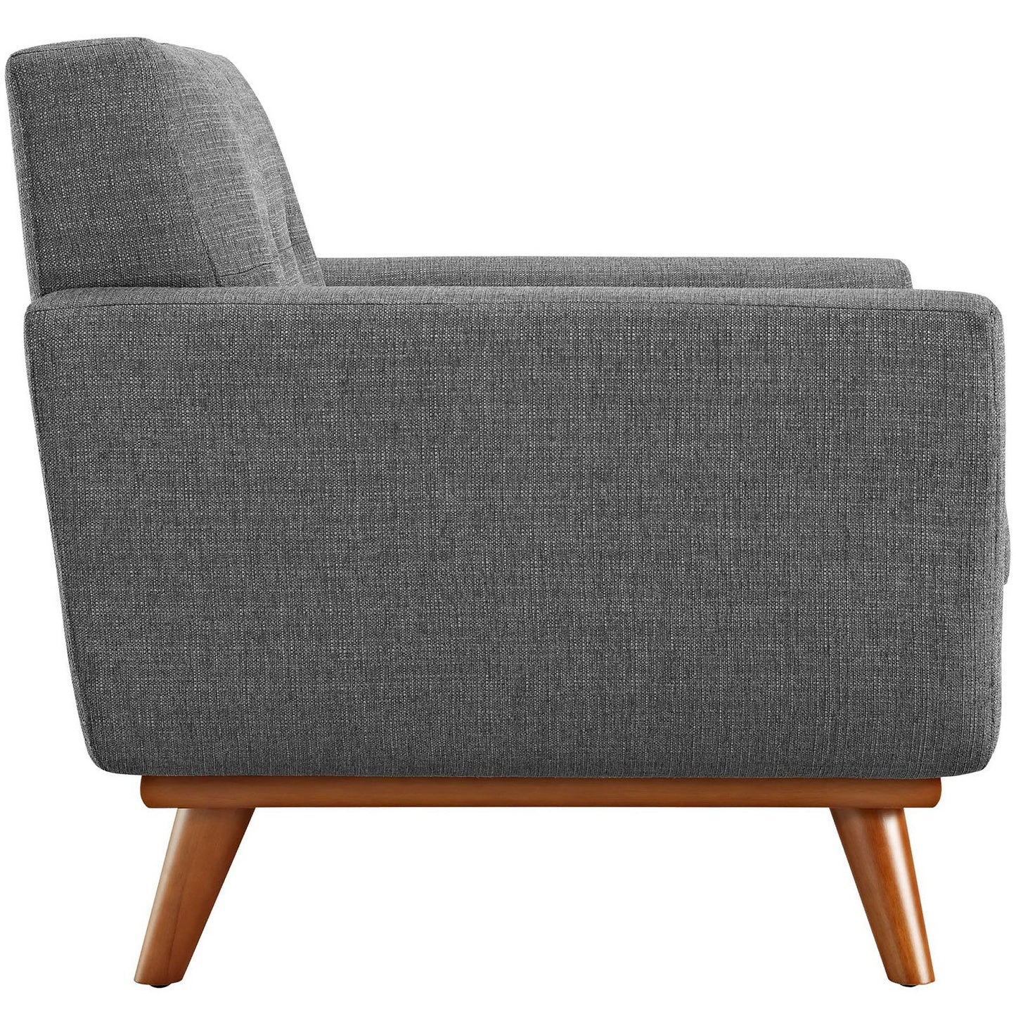 Modway - Engage Upholstered Fabric Armchair by Modway  Living Room Sofas and Armchairs Gray - EEI-1178-DOR