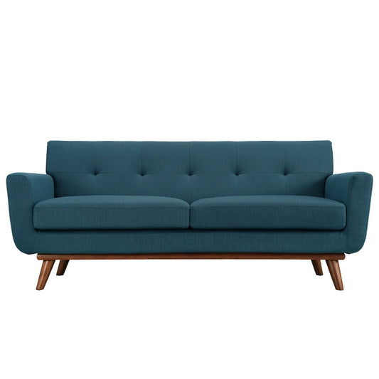 Modway - Engage Upholstered Fabric Loveseat by Modway  Living Room Sofas and Armchairs Blue - EEI-1179-AZU