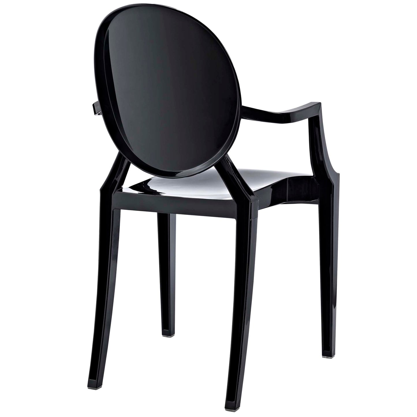 Modway - Casper Dining Armchair by Modway  Bar and Dining Dining Chairs Black - EEI-121-BLK